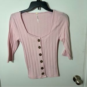 Knit Top Pink